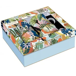 EasyLife Tazze>Set 4 Mug Tropical Vibes in Porcellana - Idea Regalo Unica