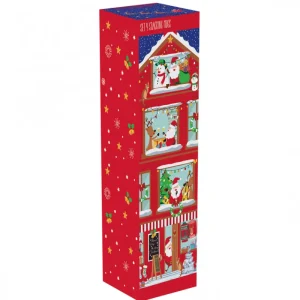 EasyLife Natale>Set 4 tazze impilabili 275 ml in porc.in color box CHRISTMAS NEIGHBOURS