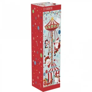 EasyLife Natale>Set 4 tazze impilabili 275 ml in porc.in color box SANTA'S CAROUSEL