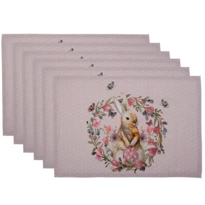 Clayre & Eef Pasqua>Set 6 Tovagliette 48x33cm | Arredo e Design Unici
