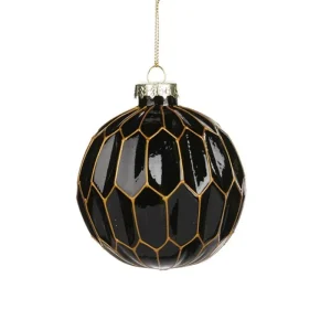 Goodwill Natale>Sfera Origami Nera 8cm: Eleganza per la tua casa