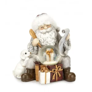 Fade Natale>Snow Globe Babbo Natale 12x14cm