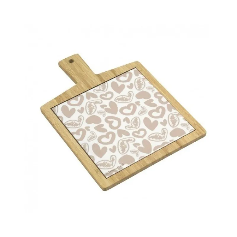 DeboraCarlucci Matrimonio>Tagliere Cuori Beige: Eleganza per la Tua Casa