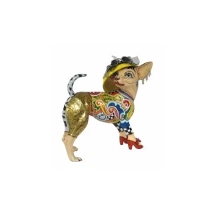 Toms Drag Pop Art Culture>Tom's Drag Scultura Chihuahua in piedi Frida L 29cm