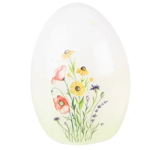 Clayre&eef Pasqua>Uovo In Ceramica 10x14cm