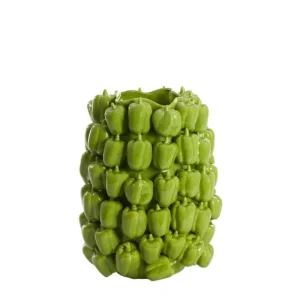 Light And Living Vasi>Vaso decorativo 35x33x47 cm BELLPEPPER verde lucido