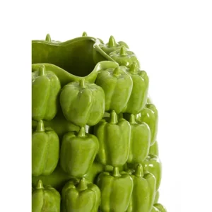 Light And Living Vasi>Vaso decorativo 35x33x47 cm BELLPEPPER verde lucido