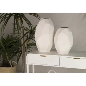 Garpe Vasi>Vaso in Ceramica Beige 27x27x48 cm