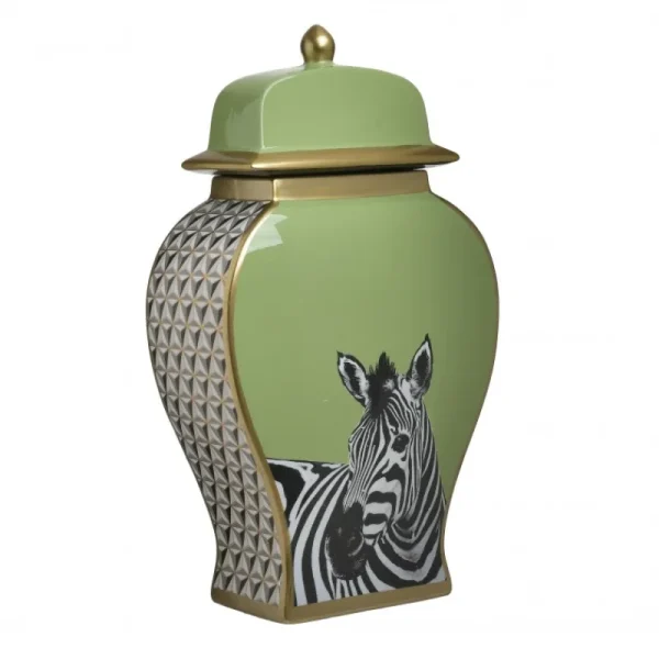 Inart Vasi>Vaso Zebra in Ceramica: Design Unico per la Tua Casa