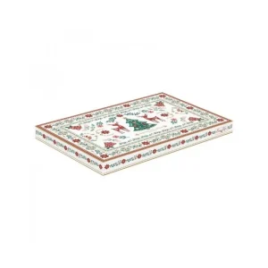 EasyLife Natale>Vassoio ovale 35x23,5 cm CHRISTMAS FOLK